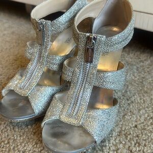 Michael Kors Silver heels